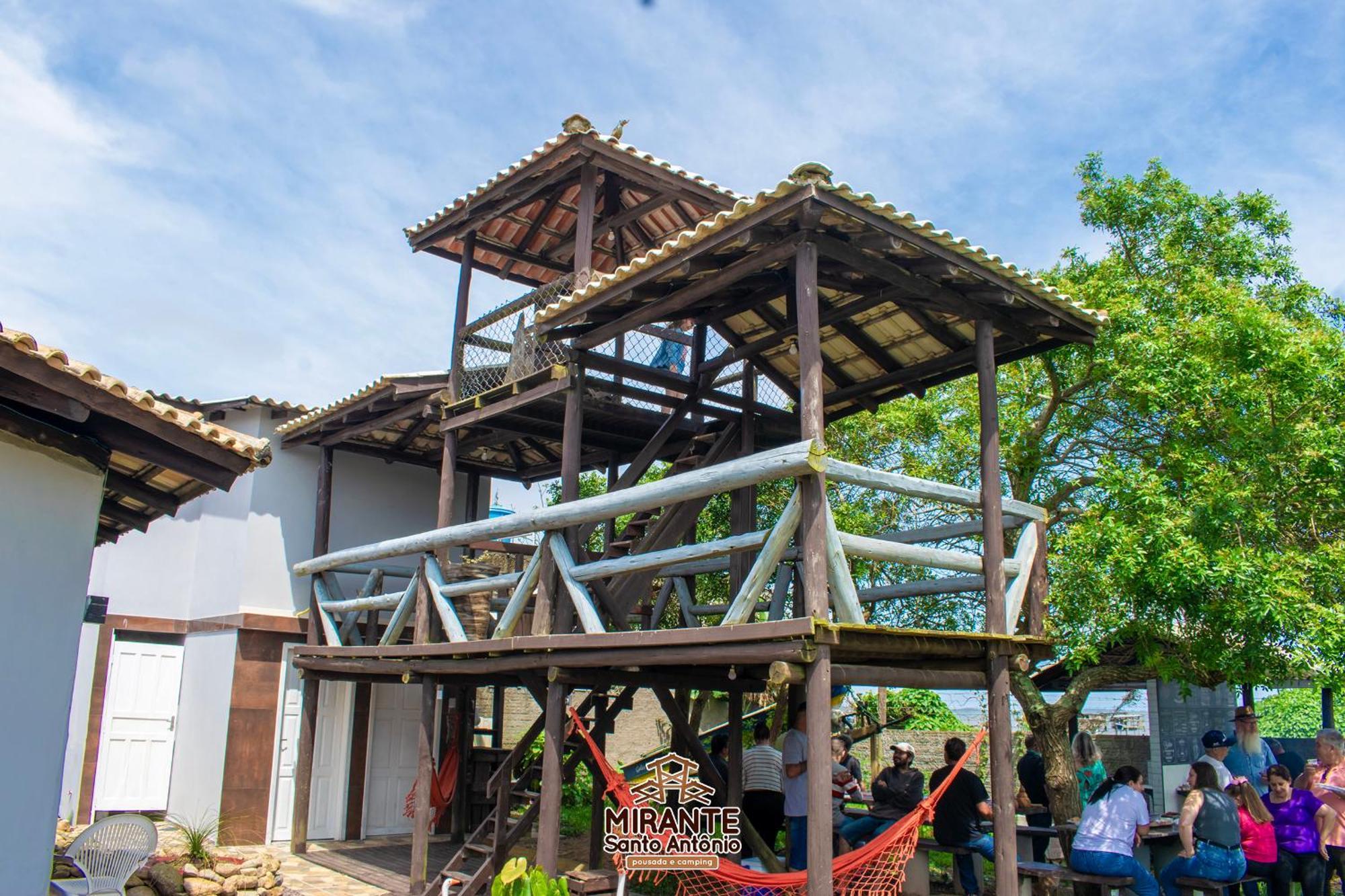 Mirante Santo Antonio Pousada E Camping Laguna Exterior foto